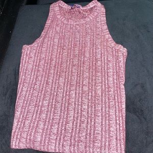 Purple no sleeve shirt